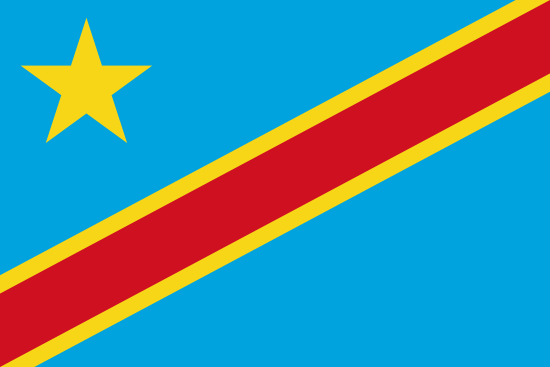 Democratic Republic of the Congo Flag Democratic Republic of the Congo Flag